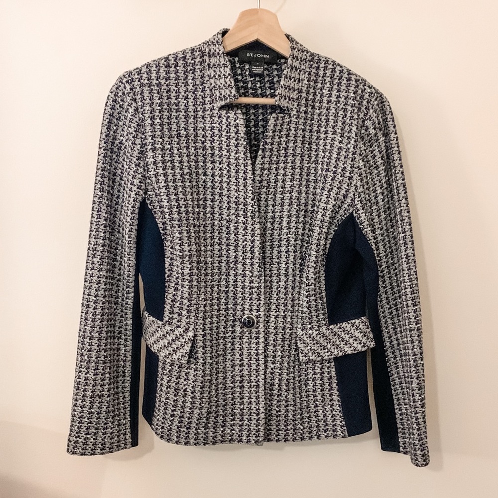 St. John tweed jacket - as seen on Succession